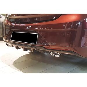 Задний диффузор DPT (SD, Черный Глянец) Opel Insignia 2017-2022 гг.