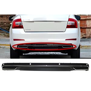 Задний диффузор DPT V-3 (SD, Черный Матовый) Skoda Octavia III A7 2013-2019 гг.