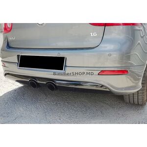 Задний диффузор DPT V-2 (Под покраску) Volkswagen Golf 5 2003-2009 гг.