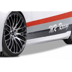 Боковые пороги DPT V-1 (грунтованные под покраску) Audi A4 B8 2007-2015 гг.