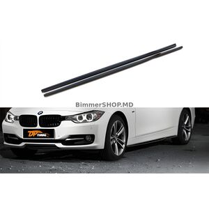 Накладки на пороги DPT (для порогов Base, черный глянец) BMW 3 серия F30/F31 2012-2019 гг.