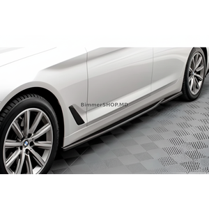 Накладки на пороги DPT V-2 (для порогов M-Sport/M5, черный глянец) BMW 5 серия G30/G31 2017-2023 гг.