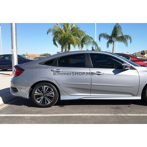 Боковые пороги DPT V-1 (грунтованные под покраску) Honda Civic Sedan X 2016-2021 гг.