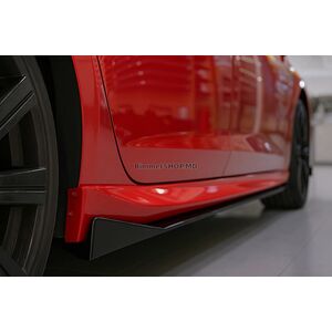 Универсальные накладки на боковые пороги DPT Aero Black (Черный Глянец)
