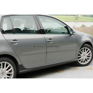 Боковые пороги DPT V-1 (HB, под покраску) Volkswagen Golf 6 2008-2014 гг.