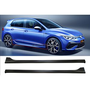 Боковые Пороги DPT V-3 (Грунтованные под Покраску) Volkswagen Golf 8 2019- гг.