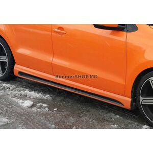 Боковые Пороги DPT V-4 (Грунтованные под Покраску) Volkswagen Polo 2010-2017 гг.