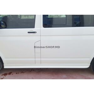 Боковые пороги DPT (Длинная база, под покраску) Volkswagen T6 2015-2024 гг.