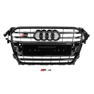 Передняя Черная Решетка S-Style (2012-2015) Audi A4 B8 2007-2015 гг.