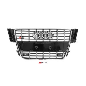 Передняя решетка радиатора S-Style (2007-2011, черная с хромом) Audi A5 2007-2015 гг.
