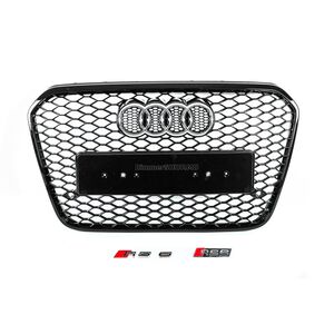 Передняя черная решетка радиатора RS-style (2011-2014) Audi A6 C7 2011-2017 гг.