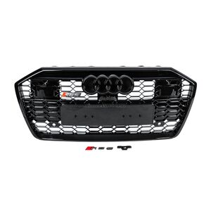 Передняя решетка RS-Style (с ACC, черная) Audi A6 C8 2018–2025 гг.