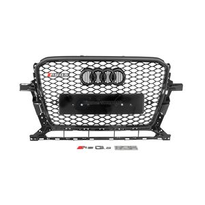 Передняя решетка RSQ-Style с надписью Quattro (2012-2017, черная) Audi Q5 2008-2017 гг.