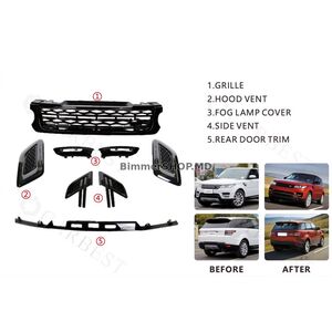 Комплект обвеса Black Pack (2013-2017) Range Rover Sport 2014-2022 гг.