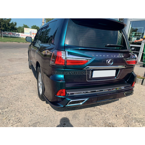 Задний диффузор TRD (2016-2022) Белый Lexus LX570/450d 2008-2022 гг.