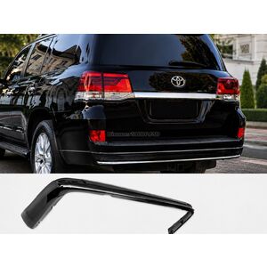 Задняя накладка с хромом 2016↗ (Executive 2019/2021) Черный Toyota Land Cruiser 200 2007-2021 гг.