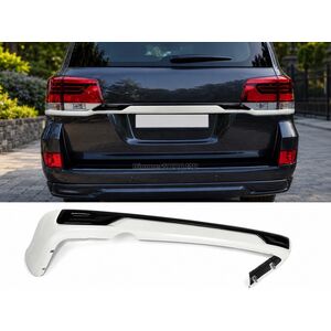 Задний диффузор 2016-2021 (Executive 2016) Белый Toyota Land Cruiser 200 2007-2021 гг.