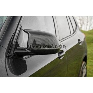 Накладки на зеркала M V1 (2 шт, Карбон) BMW X7 G07 2019- гг.