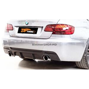 Диффузор заднего бампера DPT (для E92 M-Sport, Черный Глянец) BMW 3 серия E92/E93 2006–2013 гг.