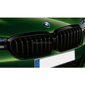 Ноздри 1 Bar (2021+, Черный Глянец) BMW 5 серия G30/G31 2017-2023 гг.