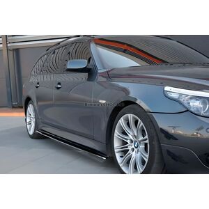 Боковые Пороги DPT (Черный Глянец) BMW 5 серия E60/E61 2003-2010 гг.