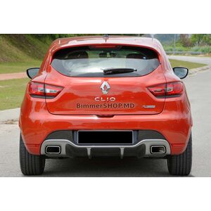 Задний диффузор DPT (для RS, Под покраску) Renault Clio IV 2012-2019 гг.