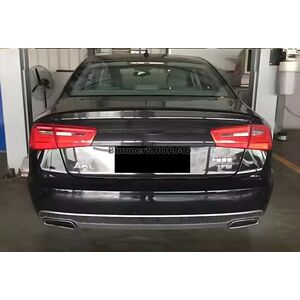Задний диффузор с насадками на выхлоп DPT S-Line-style (2011-2014) Audi A6 C7 2011-2017 гг.
