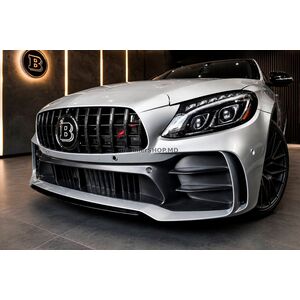 Передний бампер в сборе (дизайн C63 GT) Mercedes C-сlass W205 2014-2021 гг.