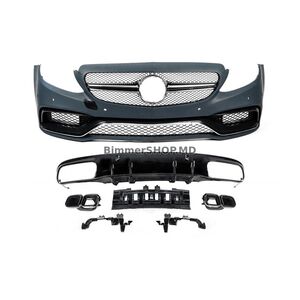 Комплект обвеса с диффузором для Coupe (AMG C63-design 2014-2018) Mercedes C-сlass W205 2014-2021 гг.