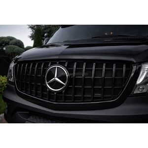 Передняя решетка Panamericana GT Panamericana Черная (2013-2018) Mercedes Sprinter W906 2006–2018 гг.