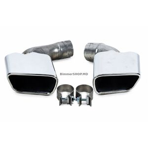 Насадки на глушитель M-Performance Silver BMW X5 F15 2013-2018 гг.