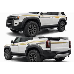 Комплект расширителей арок (12 шт) Toyota Land Cruiser Prado 250 2023- гг.
