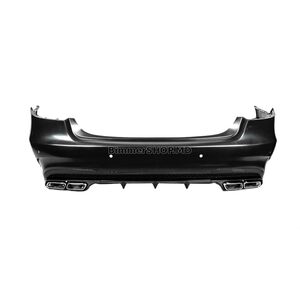 Задний бампер с диффузором E63 AMG (2013-2016) Mercedes E-сlass W212 2009-2016 гг.