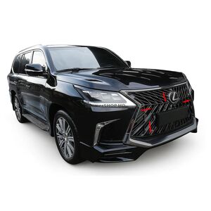 Окантовка решетки радиатора BlackEdition (для TRD 2016+) Lexus LX570/450d 2008-2022 гг.