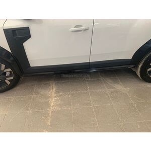 Накладки на Боковые Пороги EuroCap (Черный Глянец) Dacia Duster 2024- гг.