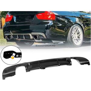 Задний диффузор под двусторонний одиночный выхлоп (для M-Sport, ABS) BMW 3 серия E90/E91 2005-2011 гг.