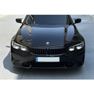 Ноздри 1 Bar (2018-2022, Черный Глянец) Без места под камеру BMW 3 серия G20/G21 2018- гг.