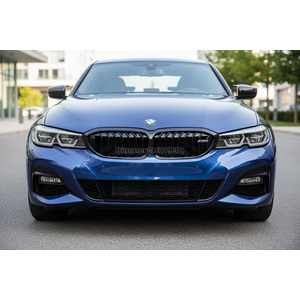 Решетки M-Look V1 (2018-2022, Черный Глянец) С местом под камеру BMW 3 серия G20/G21 2018- гг.