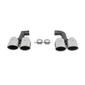 Насадки на глушитель Silver в стиле X4M F98 (V2) BMW X4 G02 2018- гг.