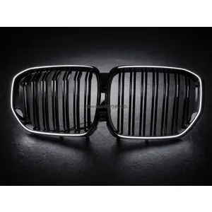Ноздри BMW M-Look LED (2019-2022, черный глянец) BMW X5 G05 2019–2026 гг.