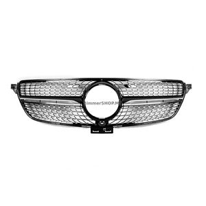 Уценка Тюнинг решетка Diamond Black (GLE) С местом под камеру Mercedes GLE/ML сlass W166 2011-2018 гг.