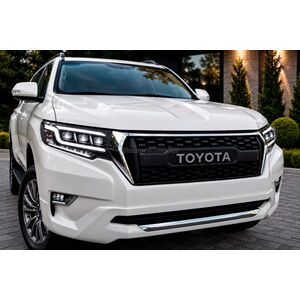 Решетка радиатора 2017↗ (OffRoad) Toyota Land Cruiser Prado 150 2009-2023 гг.