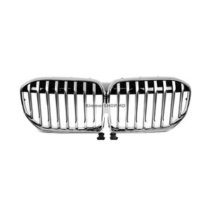 Ноздри 1 планка (2019-2022, Chrome) BMW 7 серия G11/G12 2015-2022 гг.