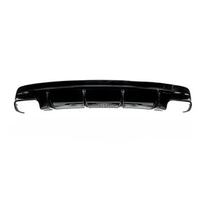 Уценка Задний диффузор Black (дизайн CLA45 с насадками) Mercedes CLA C117 2013-2019 гг.