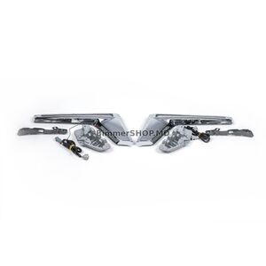 Реснички на фары с LED (2016↗) Toyota Land Cruiser 200 2007-2021 гг.