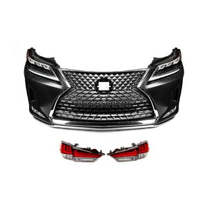 Комплект рестайлинга на 2021 год (бампер, фары, задние фонари) Lexus RX 2016-2022 гг.