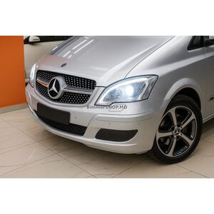 Передняя решетка Diamond Silver (2010-2014) Mercedes Vito W639 2004-2014 гг.