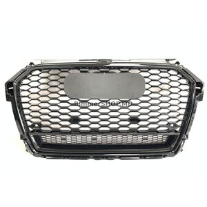 Передняя решетка RS-Style (2010-2014, черная с хромом) Audi A1 2010-2018 гг.