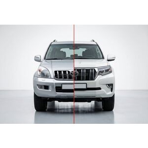 Комплект рестайлинга в Toyota Land Cruiser Prado 150 2017+ Toyota Land Cruiser Prado 120 2002-2009 гг.