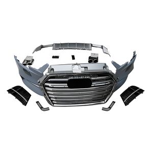 Передний бампер RS-Style V-2 (HB/Sedan, 2016-2020) Audi A3 2012-2020 гг.